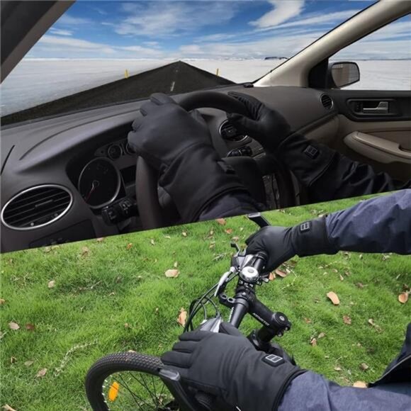 Rechargeable Battery Electric Heated Gloves for Arthritis Hands, Ultrathin Hand - Picture 4 of 7